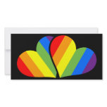 Rainbow Couple Photo Cards