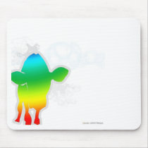 Rainbow Cow Mouse Mats