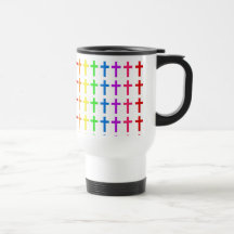 Rainbow Crosses Mug