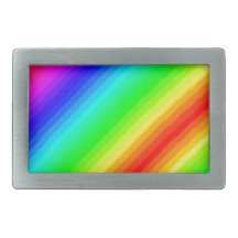 Rainbow Customizable Belt Buckle