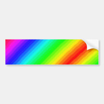 Rainbow Customizable Bumper Sticker