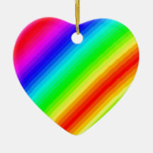 Rainbow Customizable Christmas Tree Ornaments