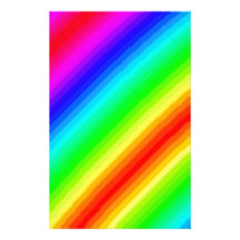 Rainbow Customizable Custom Stationery
