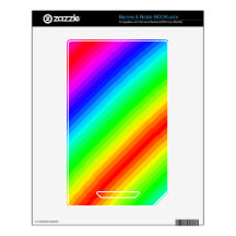 Rainbow Customizable Skins For NOOK Color
