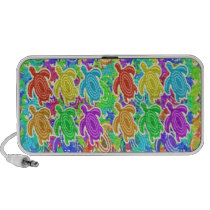 Rainbow Cutout Turtles Speaker