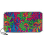 Rainbow Daisy Art Doodle Speakers