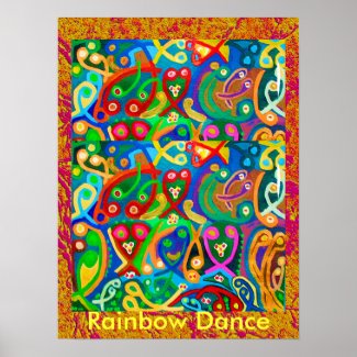 RAINBOW Dance print