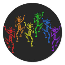 Rainbow Dancers stickers by BambiW Rainbow Dancers stickers