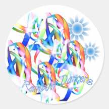 Rainbow Dancers - Sticker
