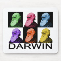 Rainbow Darwin mousepads