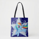 Rainbow Dash Star Tote Bag