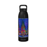 rainbow deco trees drinking bottles