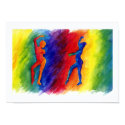 Rainbow Degas Poster Print
