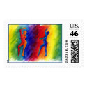 Rainbow Degas Stamp