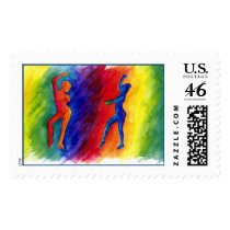Rainbow Degas Stamp by donnabellas Rainbow Degas Stamp