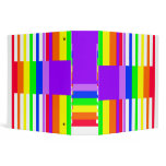Rainbow Designed Binder