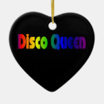 Rainbow Disco Queen Christmas Tree Ornaments
