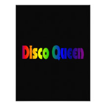 Rainbow Disco Queen Custom Invitations