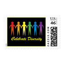 Rainbow Diversity Postage Stamps