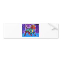 Rainbow Dog Bumper Stickers