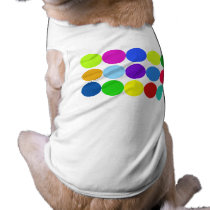 RAINBOW DOTS PET T SHIRT