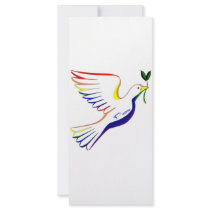 Rainbow Dove rack cards