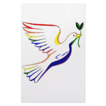 Rainbow Dove stationery