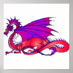 Rainbow Dragon Poster