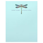 Rainbow Dragonfly Letterhead