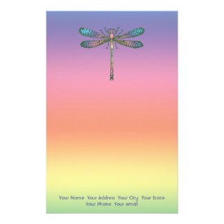 Dragonfly Stationery | Zazzle