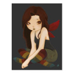 Rainbow Drear- sad fairy Postcard