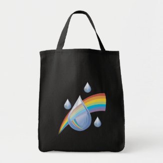 Rainbow drops bag