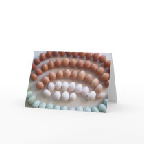 Rainbow Eggs for Rare Breed Hens Card