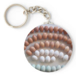 Rainbow Eggs for Rare Breed Hens keychains