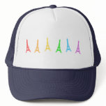 Rainbow Eiffel Tower hats