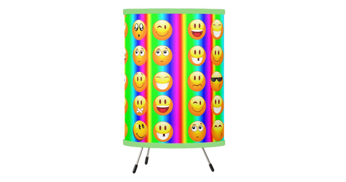 rainbow emoji lamp Zazzle