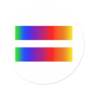 Rainbow Equal stickers