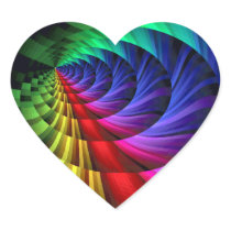 Rainbow Express_ Heart Stickers