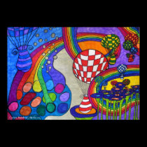 Rainbow Factory Poster posters