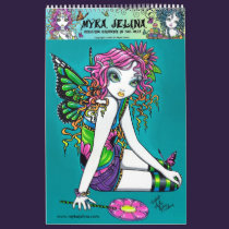 Rainbow Fairy Art Porfolio Book #1 calendars