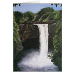 Rainbow Falls, Hawaii Greeting Cards