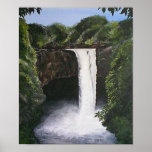 Rainbow Falls, Hawaii Print
