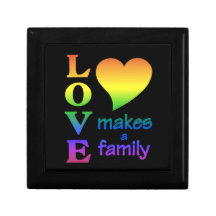 Rainbow Family gift / jewelry box