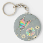 Rainbow Fantasy Butterfly Key Chain