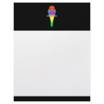 Rainbow Finch Bird. Gouldian Finch. Letterhead
