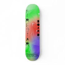 Rainbow Fire Skateboard
