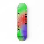 Rainbow Fire Skateboard