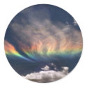 Rainbow Fire Stickers