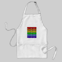 Rainbow Firefighter Apron