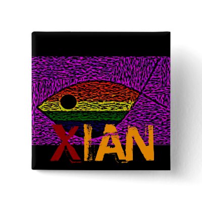 Rainbow Fish Buttons by CaliforniaKid